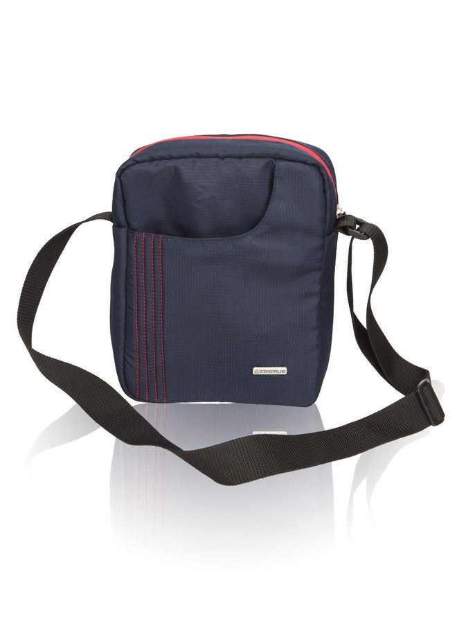 Cosmus Stitchwell Cross Body Sling Bag - Shoulder Side Bag - Multipurpose - 10 inch Tablet/iPad Sling Bag (Navy Blue) - Image 2