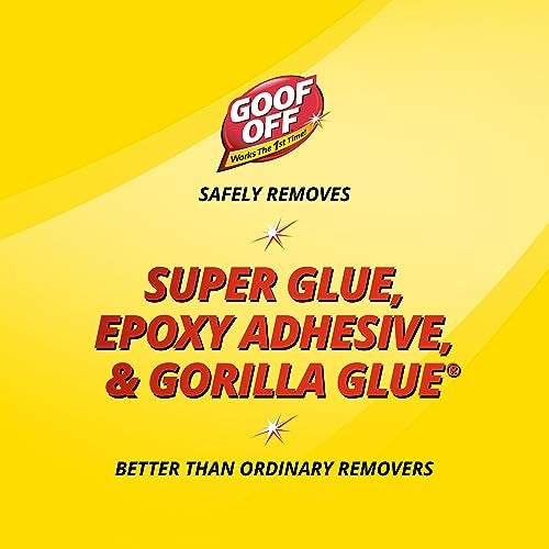 Goof Off Super Glue Remover - 4 oz. can, Yellow (FG678) - Image 3