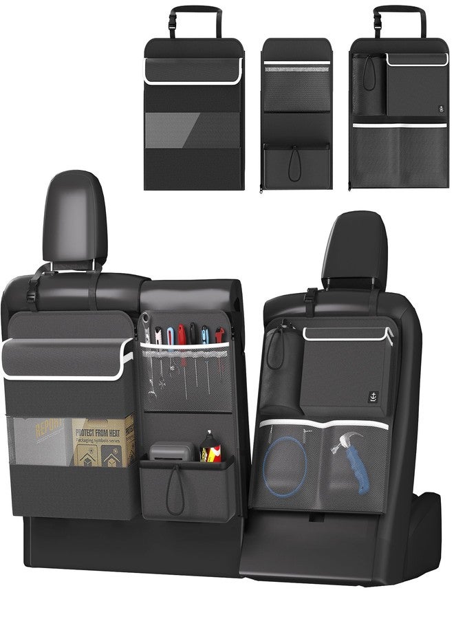 Timoxi Back Seat Trunk Organizer Hanging Car Organizer Trunk Foldable Cargo Storage with 6 Large Pockets (Type B) - Image 2