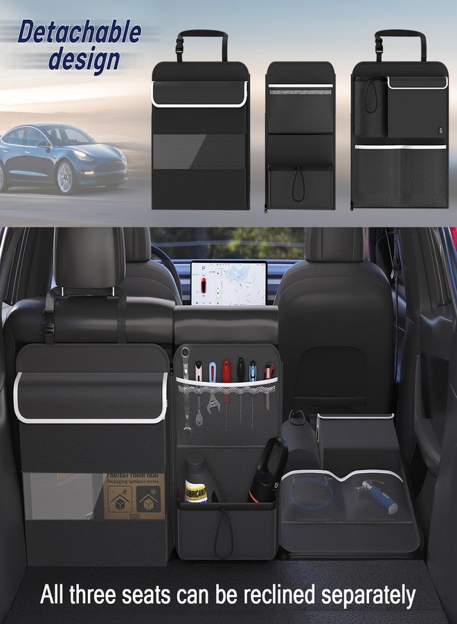 Timoxi Back Seat Trunk Organizer Hanging Car Organizer Trunk Foldable Cargo Storage with 6 Large Pockets (Type B) - Image 5