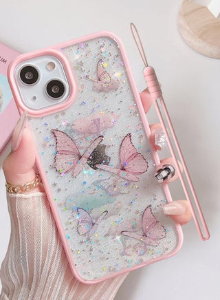 جراب هاتف iPhone 13 جراب هاتف لامع لطيف لهاتف iPhone 14 مع فراشة ناعمة من مادة TPU شفافة لامعة - pzsku/ZD77F990FDCD507F99E07Z/45/1747890328/d6db6b4e-8464-4842-89ab-d883e100ec21
