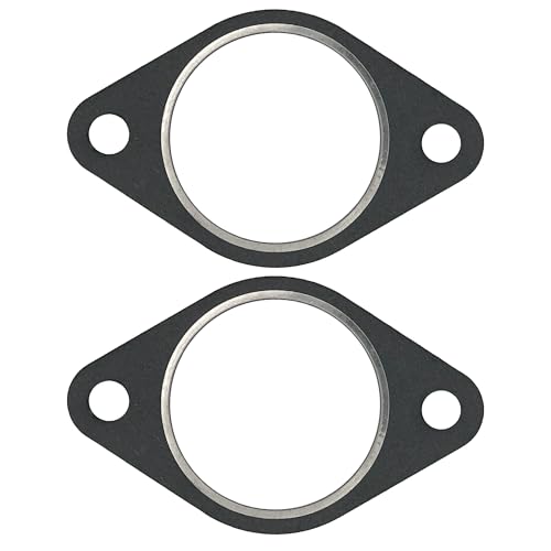 YGQ 31311 Exhaust Pipe Flange Gasket Compatible with Buick Enclave Subaru Tribeca Legacy Crosstrek Toyota Camry Ford Fiesta 2 Pcs - Image 1