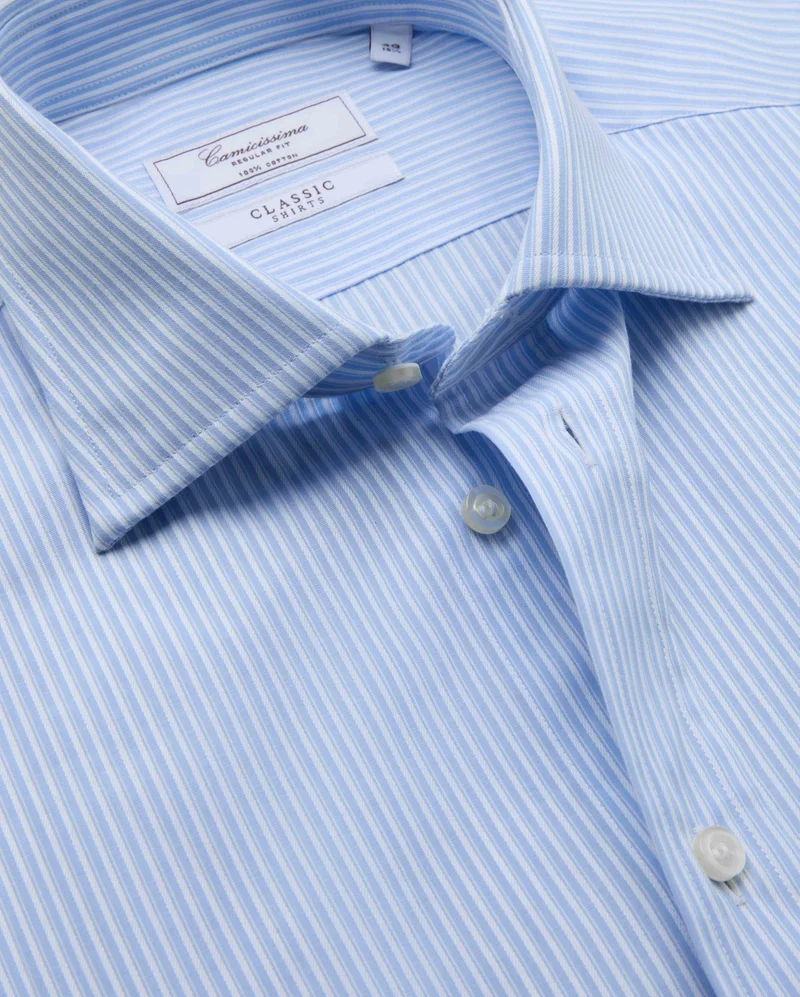 كاميتشسما Striped Dobby Shirt