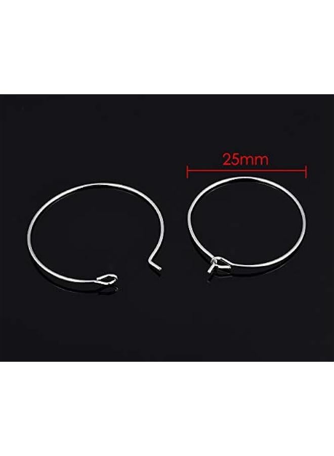 Wine Glass Charms Rings Set of 300 Wire Hoop Beading Hoop for Glasses, Jewelry Making  - Image 2