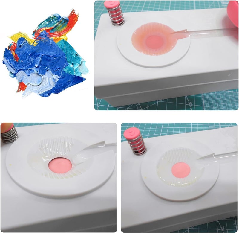 kesig®Oil and Water-Based Paint Brushes Cleaning Tool, Brush Rinser Paint Brush Cleaner Rinser with Drain Water Recycling Paintbrush Scrubber for Acrylic, Watercolor - Image 5