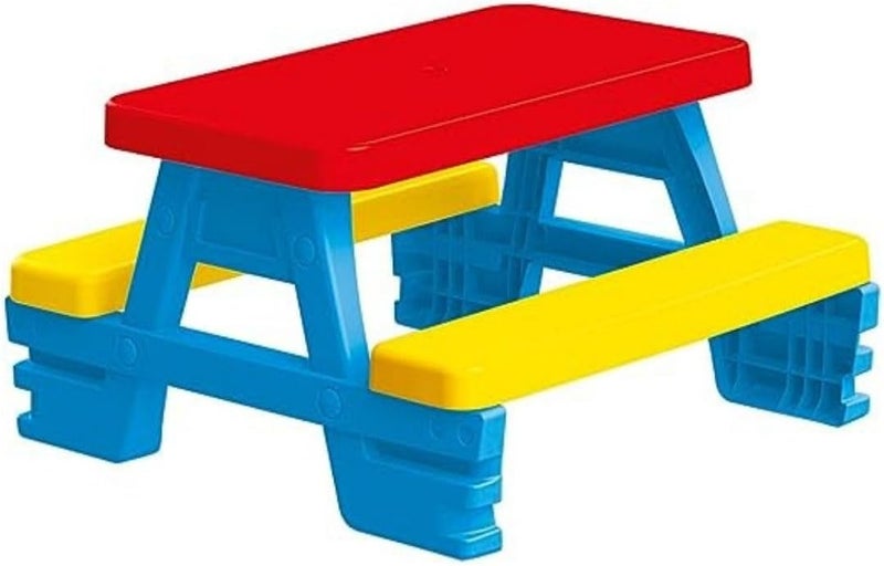 Dolu Toys Children's Picnic Table with 4 Benches for Outdoor Play - Image 1