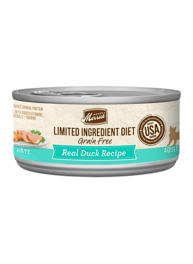 ميريك طعام القطط الرطب المعلب من ميريك ليمتد إنجريدينت دايت بريميوم، خالي من الحبوب وطبيعي، بنكهة البط - عبوة من ٢٤ علبة، ٥ أونصات - Image 1
