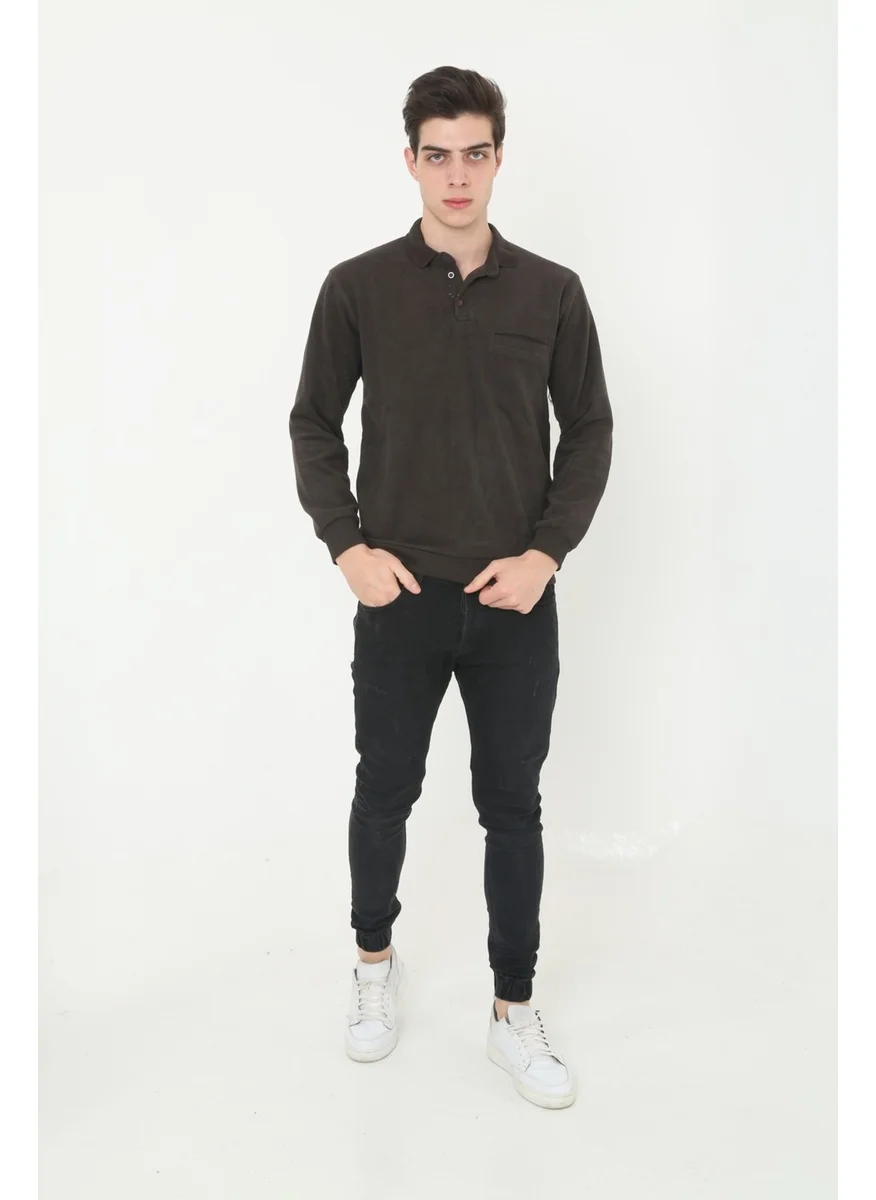 Kmk Kombin KMK Combine Men's Mink Collar Selanik Soft Texture Sweater