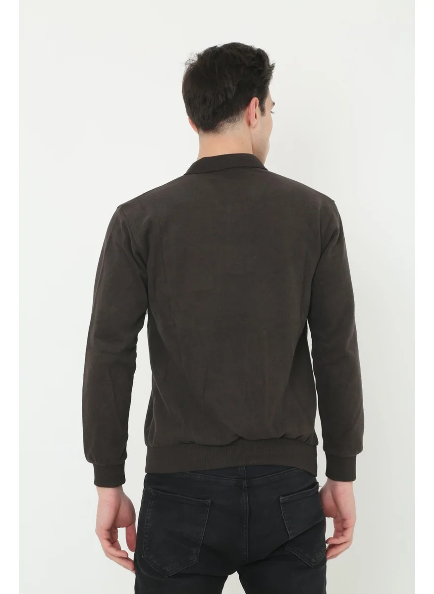 Kmk Kombin KMK Combine Men's Mink Collar Selanik Soft Texture Sweater
