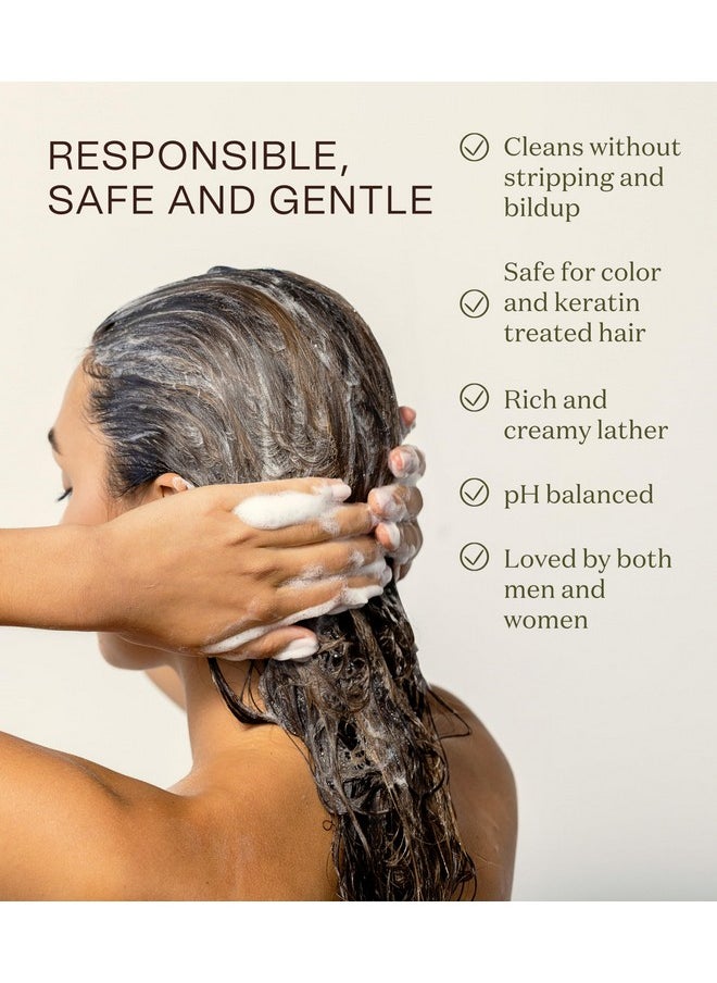 Ingreendients - Non Toxic Vegan Shampoo With Organic Ingredients Apple Cider Vinegar & Tea Tree Oil Sulfate Free Color Safe Paraben Free Gluten Free Cruelty Free Ph Balanced - Image 1