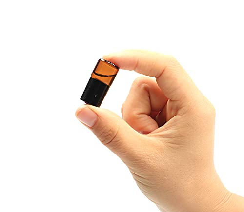 Furnido 25 Pack 1ml Amber Glass Roll on Bottle For Essential Oils,Perfume Vial with Stainless Steel Roller Ball,Black Caps Mini Sample Vials Cosmetics Small Container - Image 5