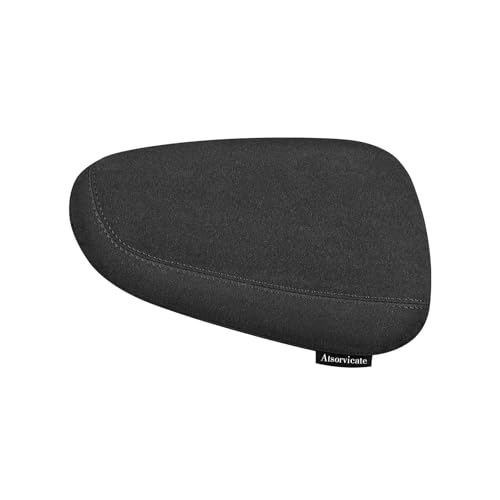 Atsorvicate Alcantane style car leg knee pads memory foam car center console knee cushions car leg pads protect knee and leg elbow pads car copilot Universa version (black line lift leg pad) - Image 1