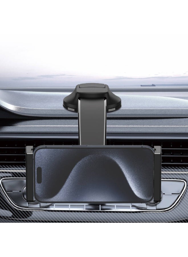 جو-ديز حامل هاتف للسيارة **Go-Des GD-HD206** بتصميم قاعدة شفط وذراع مرن - Image 2