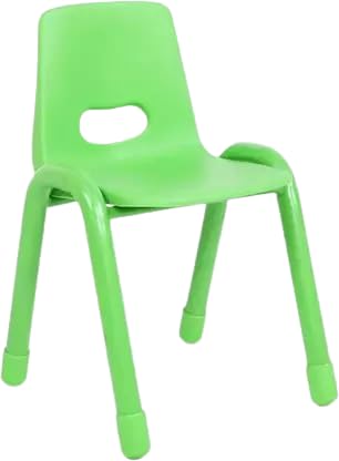 NGFC - SITTING ENVIRONMENT SOLUTIONS NGFC Premium 12 H Plastic Stackable Kids Chair Durable Kids Chair for Daycare School Outdoor Home Use Easy to Clean Comfortable Seating Green Pack of 4 - Image 1