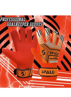 Spall Soccer Goalkeeper Gloves for Adults, Goalkeeper Gloves Extra Strong Grip and Non-Slip Unisex for Indoor and Outdoor Training and Match  - Image 4