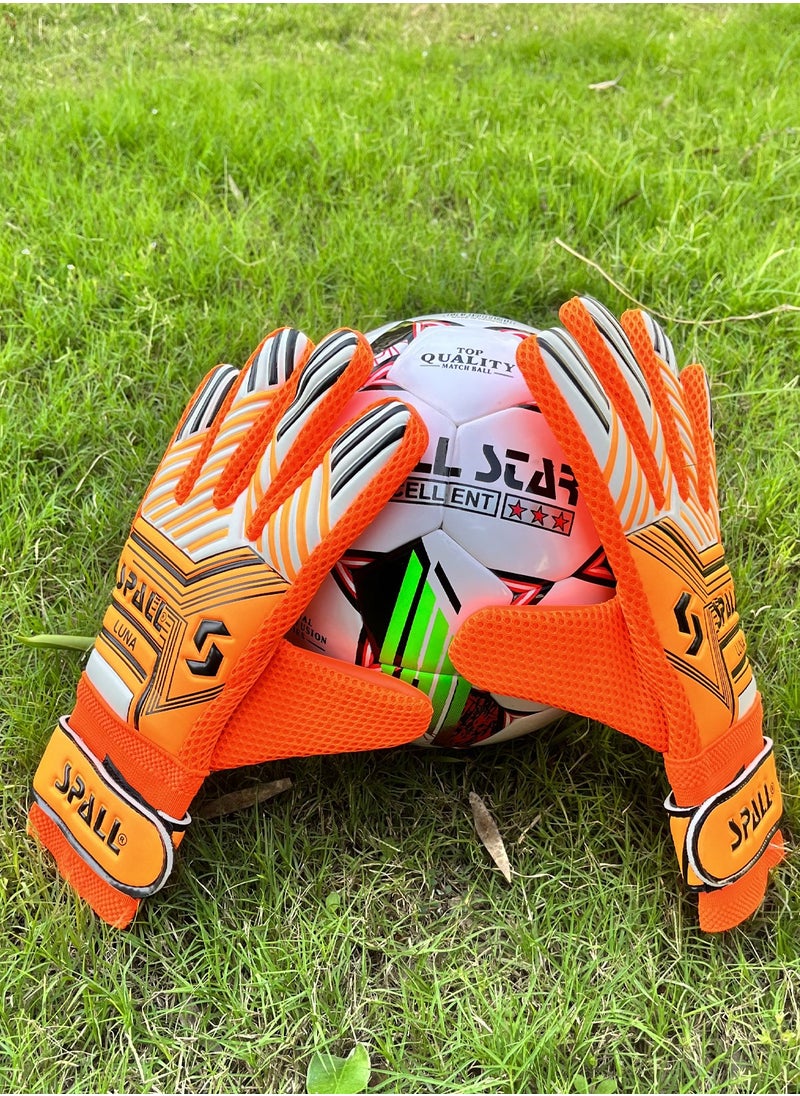 Spall Soccer Goalkeeper Gloves for Adults, Goalkeeper Gloves Extra Strong Grip and Non-Slip Unisex for Indoor and Outdoor Training and Match  - Image 5