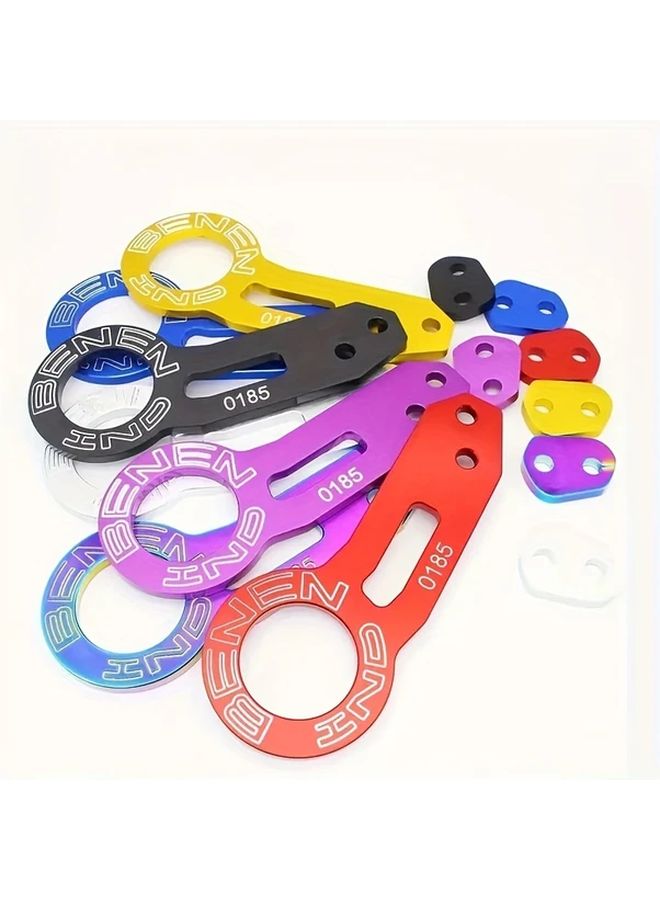 Silvery Aluminum Alloy Rear Towing Hook For JDM Racing Car Modified Trailer - Image 4