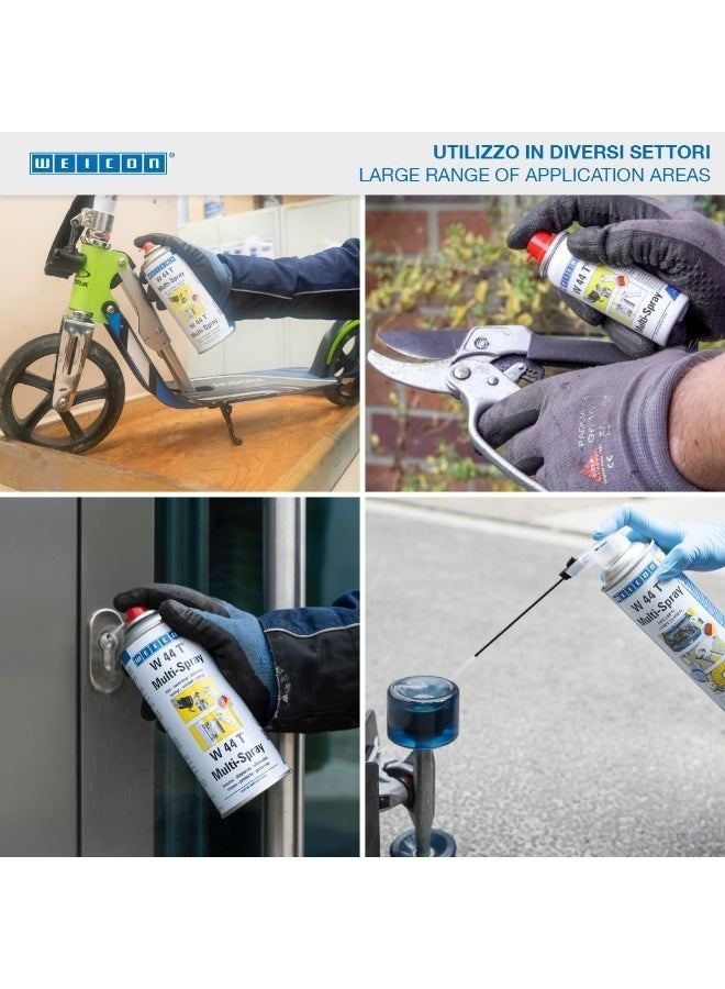 Weicon W 44 T Multispray 500Ml The Multifunctional Oil Can Be USed Universally, Creeping Oil, Starter Spray, Rust Remover, Chain Spray, For Industry & Household-Extension noozle 11cm - Image 3