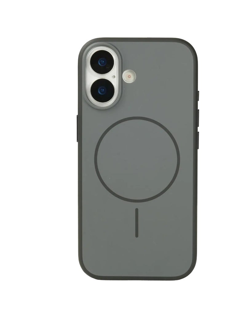 URR LAMDA Matte Case for iPhone ‏17 - Black - Image 2