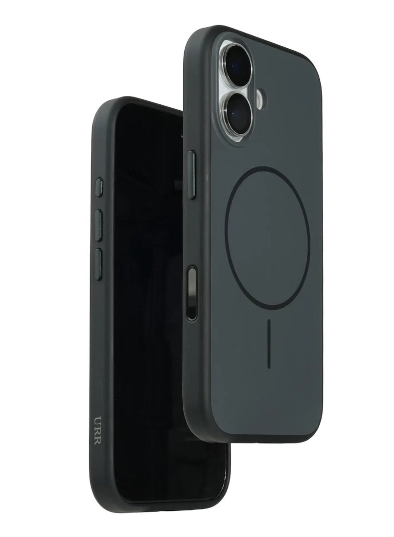 URR LAMDA Matte Case for iPhone ‏17 - Black - Image 1
