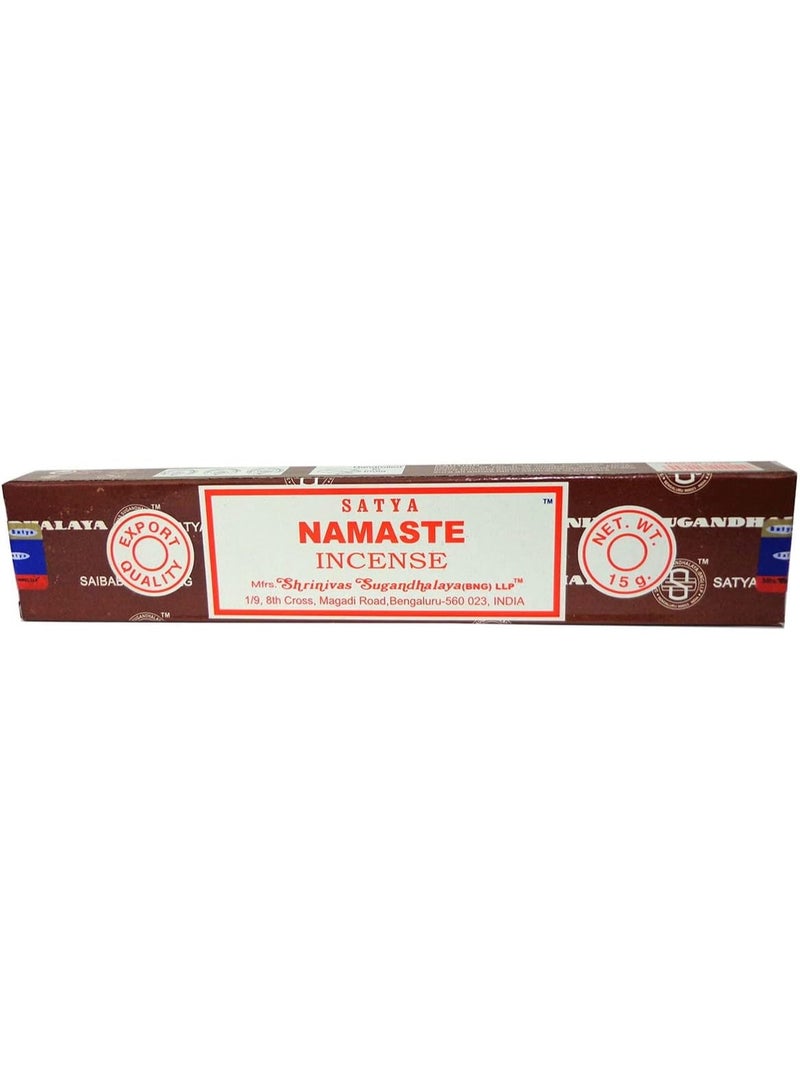 Satya Namaste Aromatic Incense Sticks – Natural Indian Agarbatti for Spiritual Healing, Meditation, Aromatherapy & Peaceful Home Ambience - Image 2