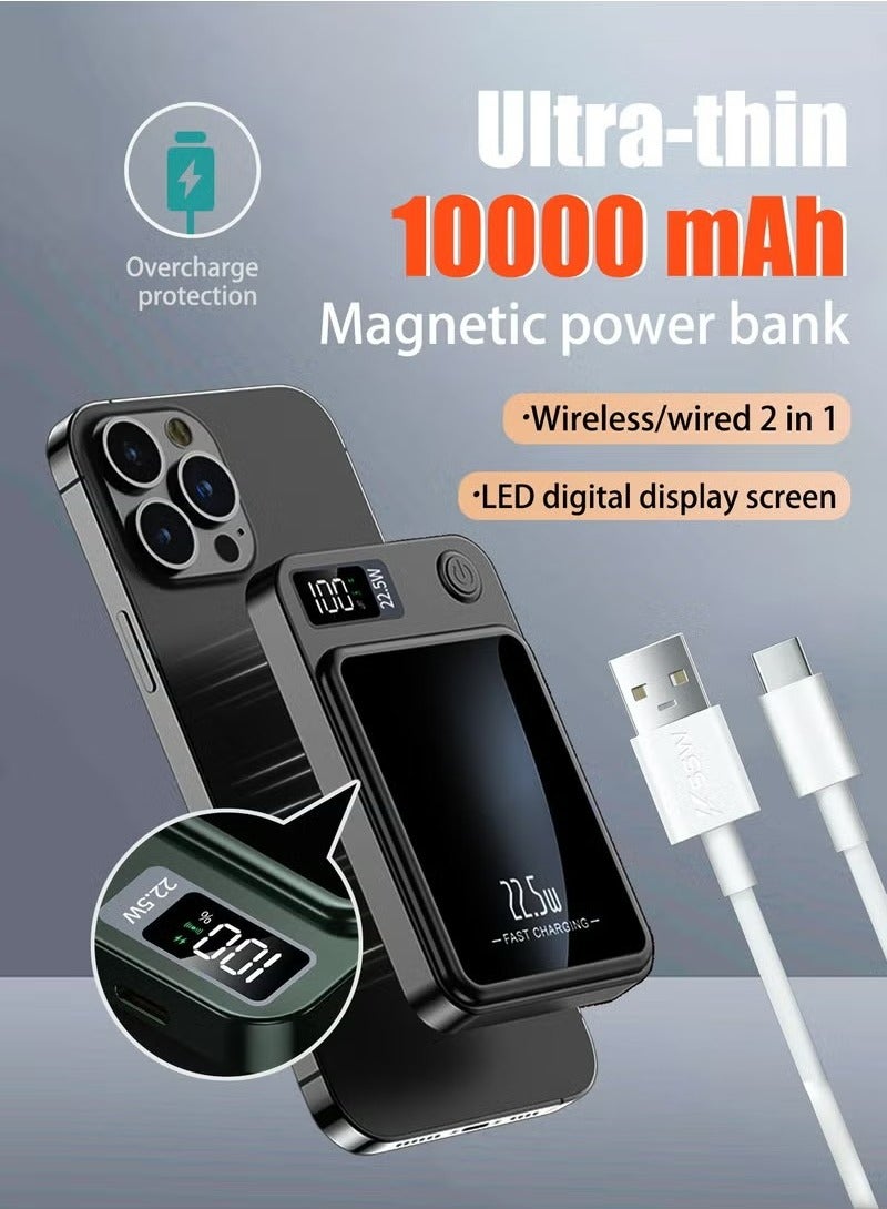 X-level 10000 mAh Magsafe Power Bank 22.5W Wireless Portable Charger with PD 20W USB-C Port,Fast Charging for MagSafe Battery Pack iPhone 16/15 Pro Max/iPhone 15 Plus/14/13/12 Series - Image 2