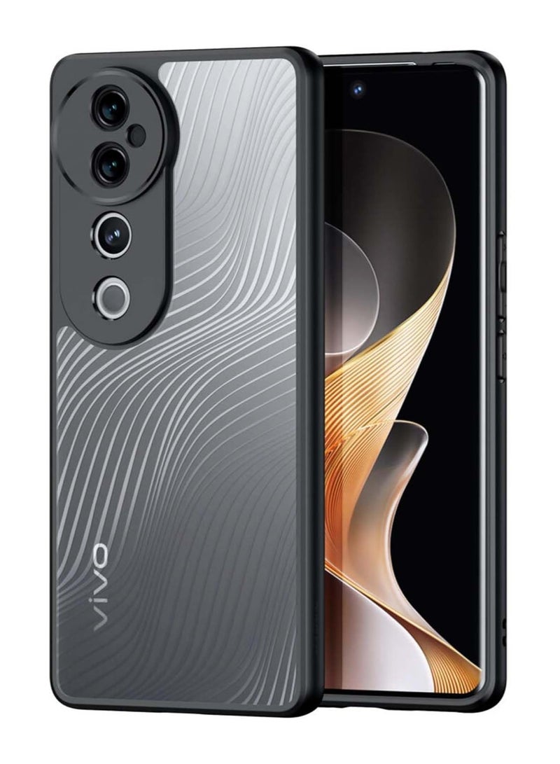 general Vivo V40/V40 Pro Back Cover Ultra Slim Fit Fingerprint Resistant Matte Texture Vivo V40/V40 Pro Black Case - Image 1
