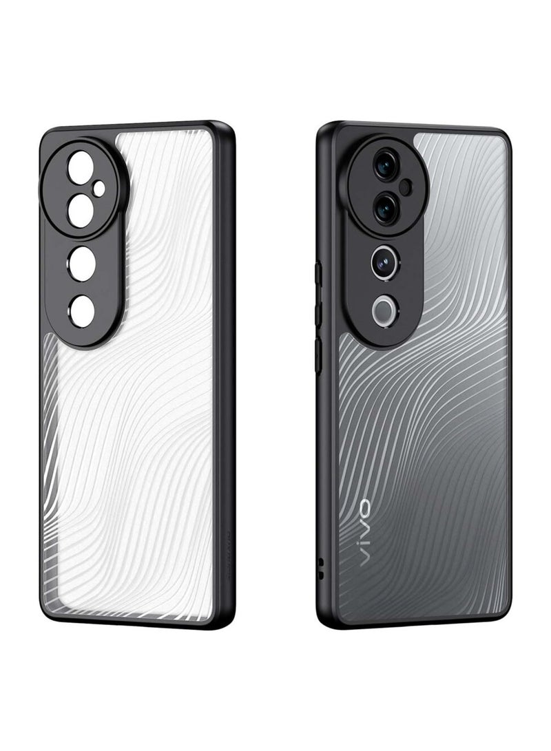 general Vivo V40/V40 Pro Back Cover Ultra Slim Fit Fingerprint Resistant Matte Texture Vivo V40/V40 Pro Black Case - Image 5