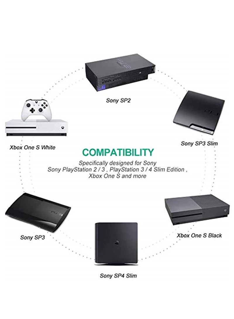 AC cable Replacement power cable 1.5M compatible with Sony Playstation 4 (PS4)  - Image 4
