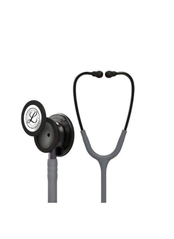 ليتمان 3M Littmann Classic III سماعة مراقبة الدخان الكستناء أنبوب رمادي جذع رمادي بنفسجي وسماعة دخان 27 بوصة 5873  - Image 1