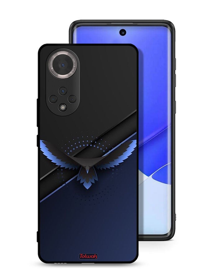 Tolwak غلاف حماية لهاتف هونر 50 مزين بفن تجريدي رقمي يرمز إلى النسر - Image 1