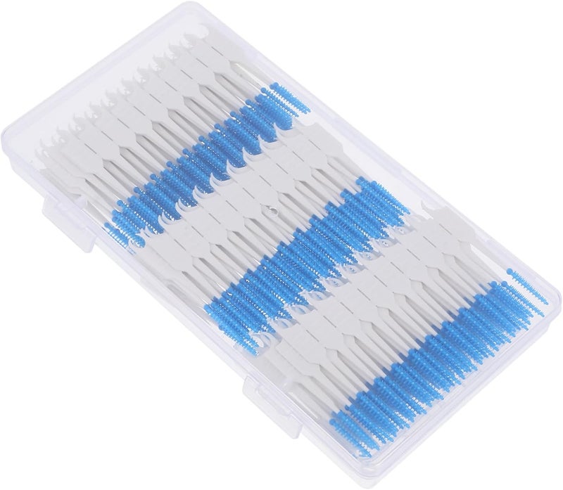 ORFOFE Protect Your Gums 300 Soft Silicone Interdental Brushes Deep Cleaning for Teeth Travel-Friendly Picks - Image 1