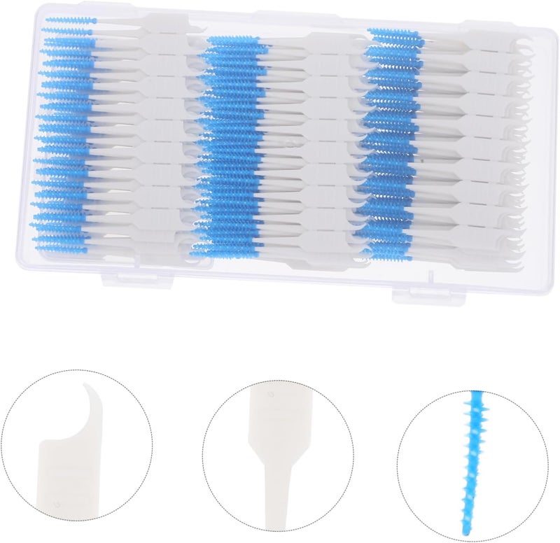 ORFOFE Protect Your Gums 300 Soft Silicone Interdental Brushes Deep Cleaning for Teeth Travel-Friendly Picks - Image 4