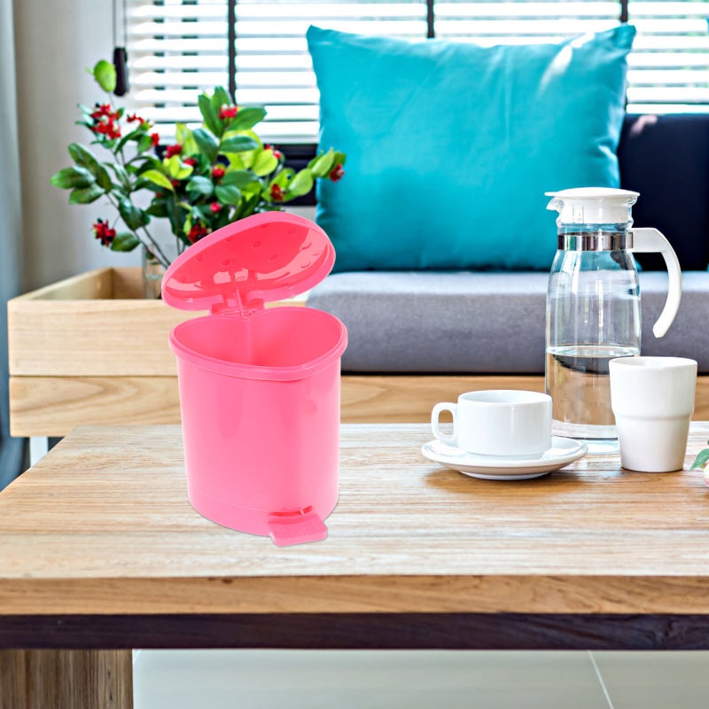 2pcs Adorable Strawberry Trash Bins Mini Home Desktop Garbage Storage Cans - Image 3