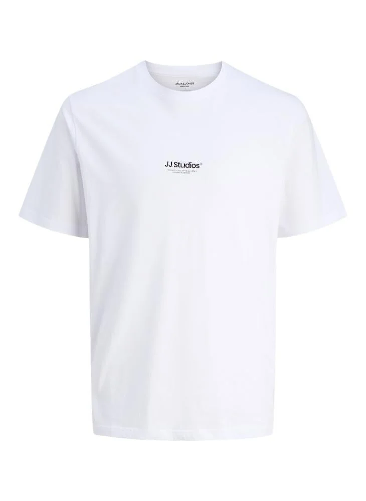 JACK & JONES  Studio Print Regular Fit T-Shirt for Men | Best Price UAE