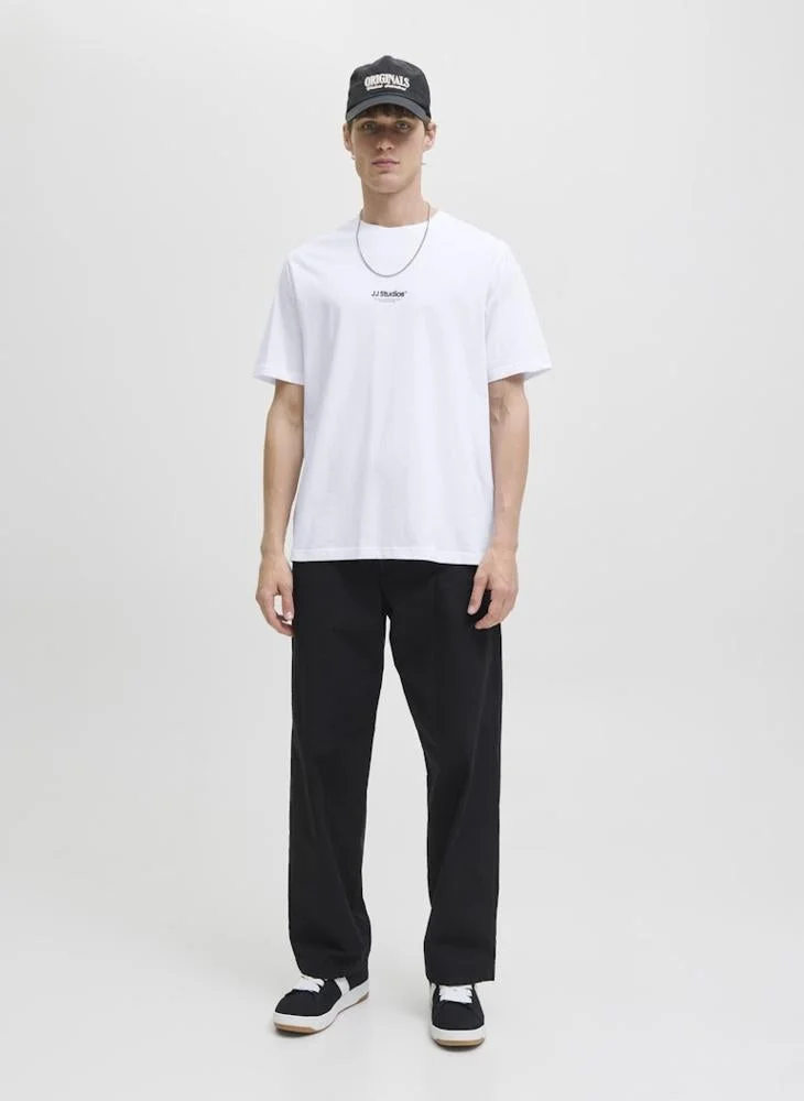 JACK & JONES  Studio Print Regular Fit T-Shirt for Men | Best Price UAE