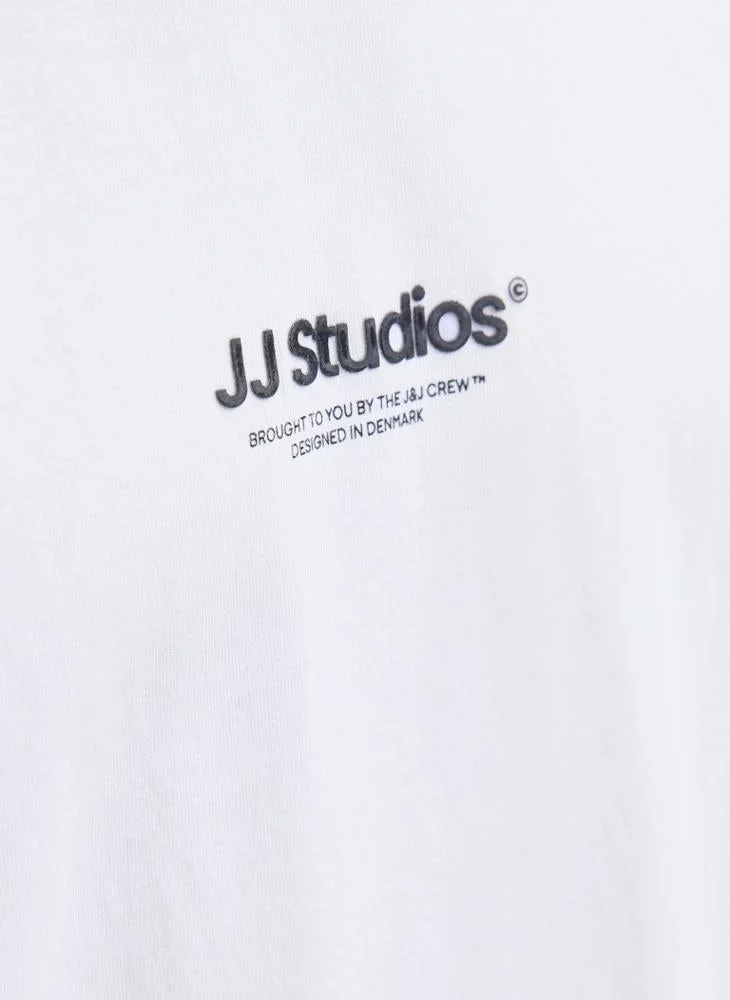JACK & JONES  Studio Print Regular Fit T-Shirt for Men | Best Price UAE