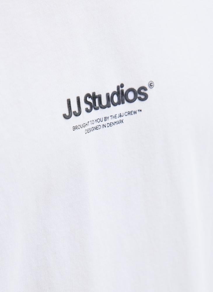 JACK & JONES Studio Print Regular Fit T-Shirt - Image 3