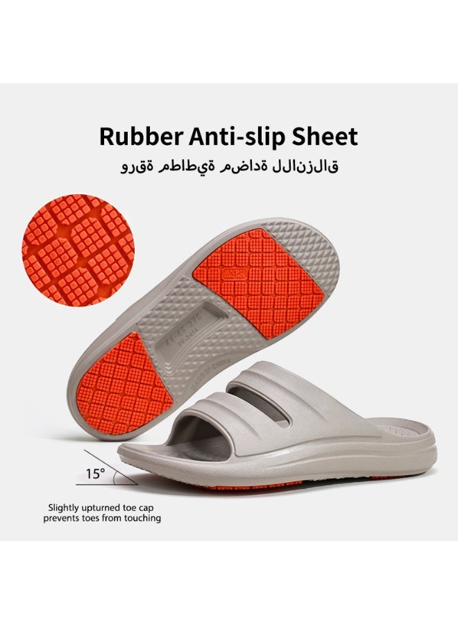 GUOLUOFEI Shower Shoes for Men & Women, Quick-Dry Non-Slip Bathroom Slippers, Home Slides for Dorms, Gym, Pool, Spa, Camping & Beach - Image 2