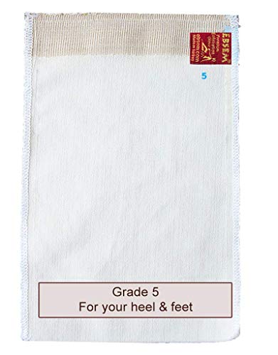 EBSEM Turkish Bath Hamam Hammam Spa Exfoliator Peeling Glove Kese Mitt Exfoliating Gloves for face, body, arms, legs,feet (Grade 5 for your heel & feet (Very thick texture) - Image 2