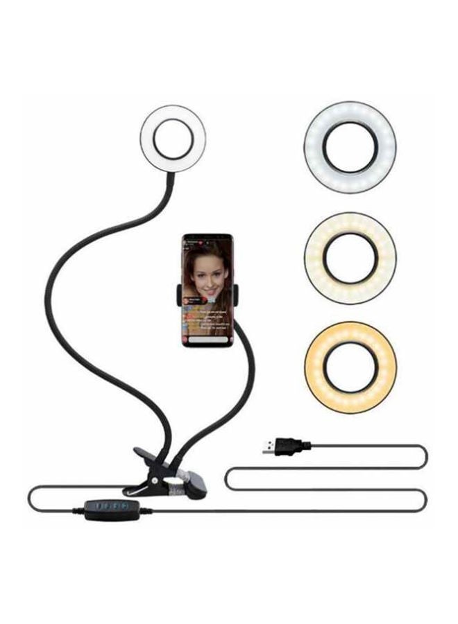 Bluelans USB LED Selfie Ring Lamp Black