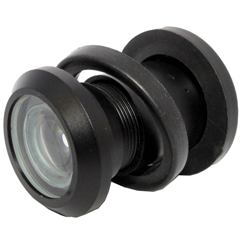 RiseOm Brass Door Peephole (Door Eye) 180 Degree Viewer (Black-Adjustable-3") - Image 3