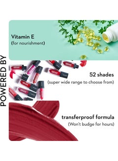 SUGAR Cosmetics Smudge Me Not Liquid Lipstick (51 Fine Wine (Burgundy Red))  - Image 3