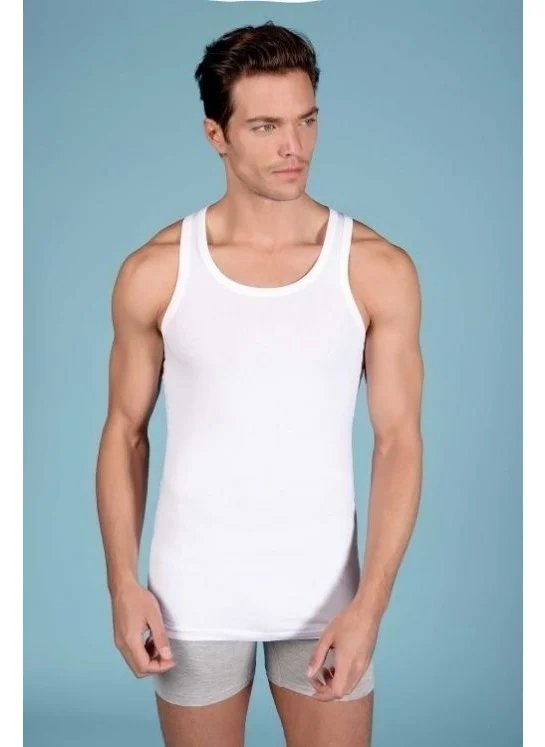 Tekyıldız Men's Thin Strap Ribbed Undershirt 311