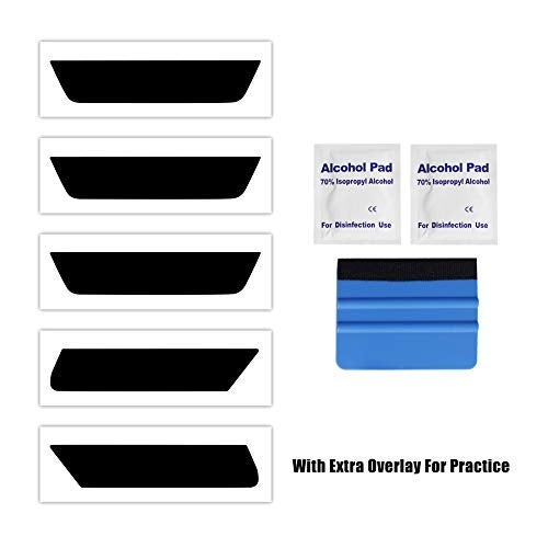 NDRUSH Blackout Side Marker Lights Vinyl Tint Film Precut Overlay Front Rear Sidemarker Wrap Cover Compatible with Chevy Camaro 2010-2015 - Image 5