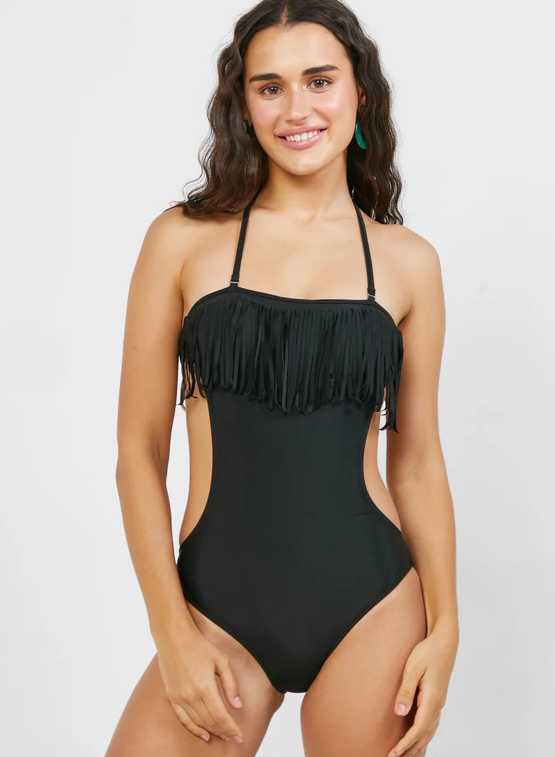 ELLA Strappy Cutout Swimsuit