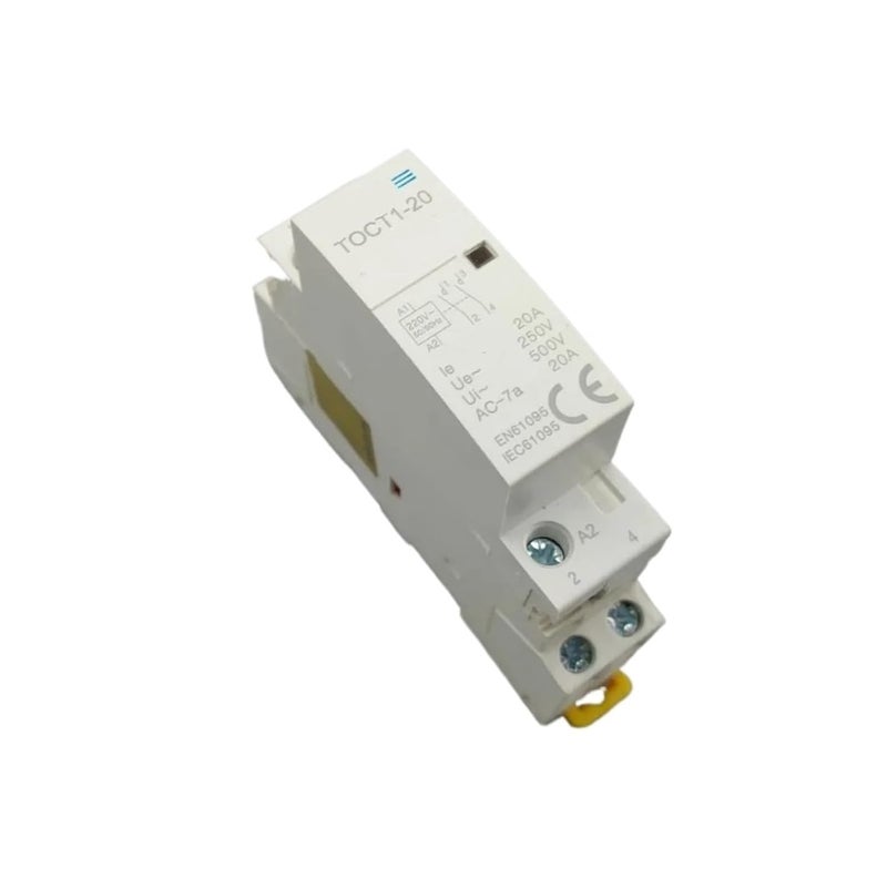 2 Pole 20A 220V 230V AC Modular Contactor 2NO Din Rail Mount 50 60Hz - Image 2