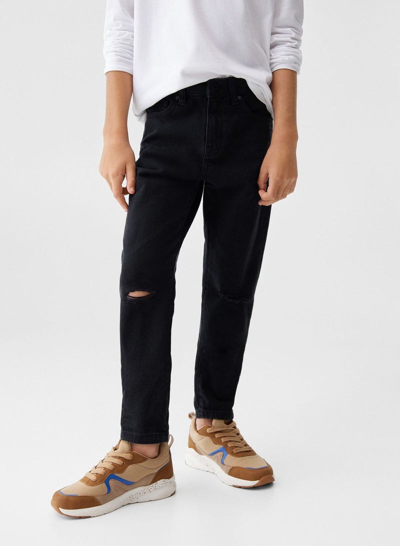 Kids Rinse Ripped Jeans