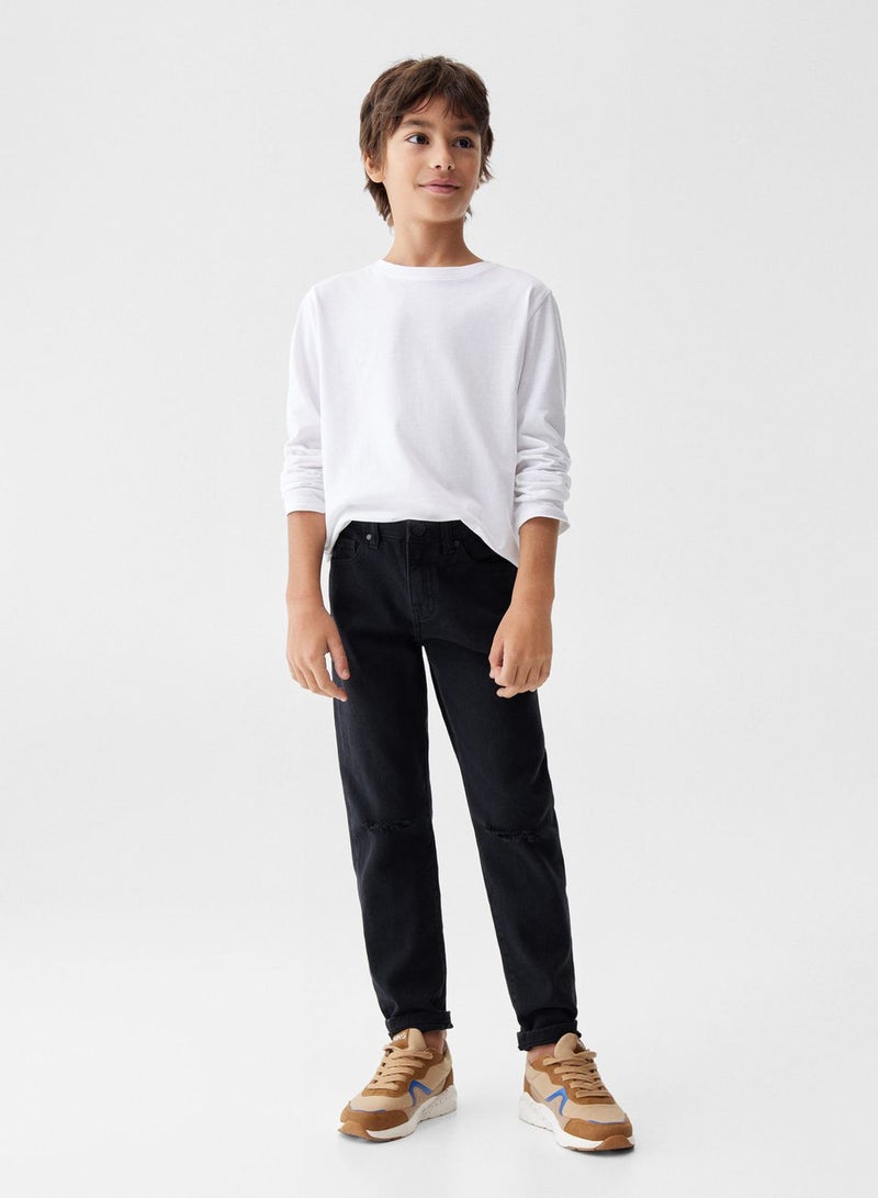 Kids Rinse Ripped Jeans