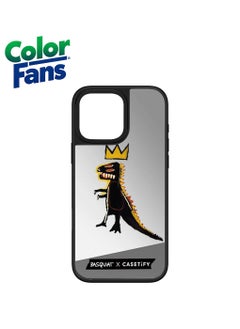 Reflective Mirror with Bold Dinosaur Design